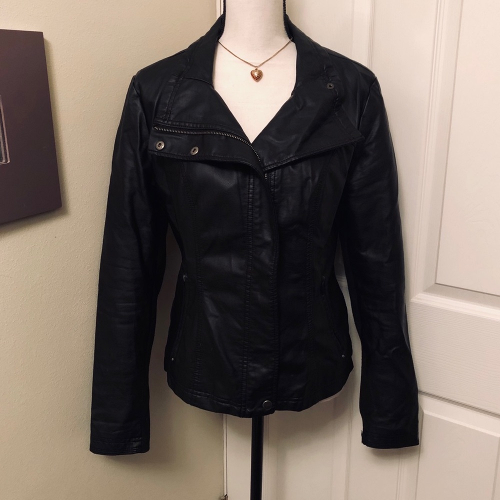 RD Style Faux Leather Jacket